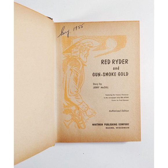 RED RYDER AND GUN-SMOKE GOLD Jerry McGill & Fred Harmon 1954 - Picture 6 of 7